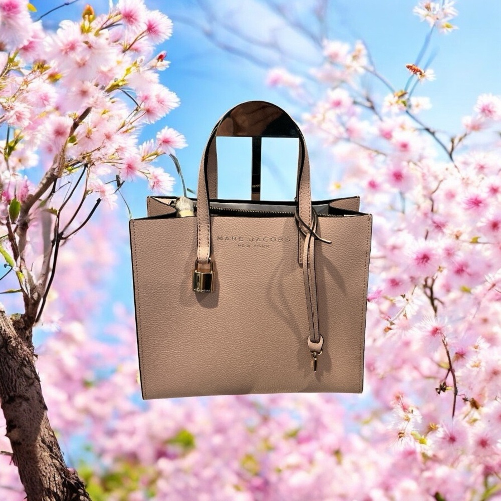 Marc Jacobs Mini Grind Tote M0015685 Peach Whip — NWT with Strap